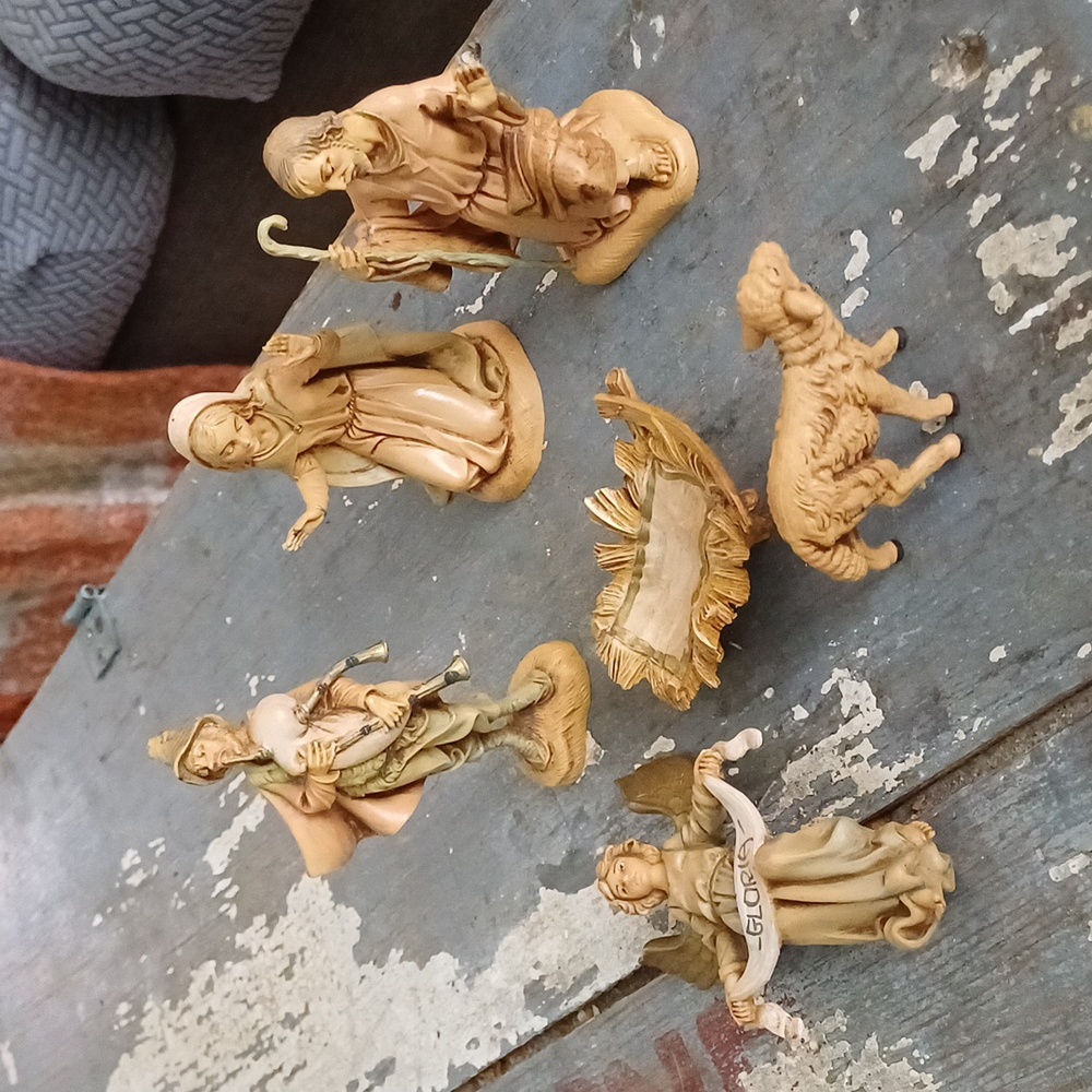 Fontanini Depose Italy 1983 5" set of 6 figurines nativity set Christmas